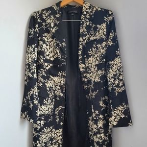 Anne Klein Women's Floral Design Long Suit Jacket.